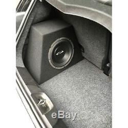 10/" Single Loaded and Amplified Sealed Speaker Box For FIAT 500 MADE IN USA