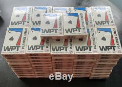 102 Decks World Poker Tour WPT White BEE Playing Cards USA Made NEW SEALED