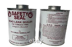 12 Cans Safety Seal 32 Oz 1QT Safety Seal Bead Leak Sealer Made In USA