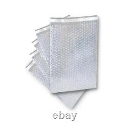 13200 PCS 4x7.5 Bubble Out Pouches / Bubble Bags, Clear, Self Seal (Made In USA)