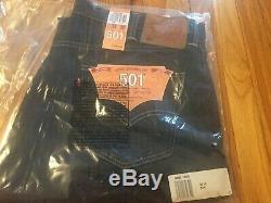 $148 BRAND NEW & SEALED Levi's 501 SELVEDGE Made in USA 38x29 Cone Denim Jeans