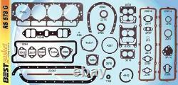 1956-62 Cadillac 365 / 390 C. I. Complete Engine Overhaul Gasket Set, Made In USA