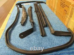 1961 1962 1963 1964 Chevy Convertible Top Roof Rail Weatherstrip New Nors 117