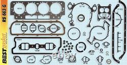 1964-67 Cadillac 429 C. I. Complete Engine Overhaul Gasket Set, Made In USA