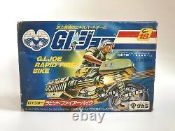 1986 GI JOE Rapid Fire Motorcycle RAM ARAH Made in USA Printed in Japan SEALED