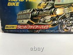 1986 GI JOE Rapid Fire Motorcycle RAM ARAH Made in USA Printed in Japan SEALED