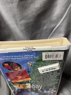 1993 ALLADIN Black Diamond VHS Walt Disney Classic RARE Some Issues Sealed -A7