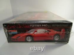 1/12 Monogram Model Kit Vintage & Sealed Ferrari F40 (No 2804) (Made in USA)