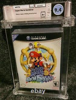 1st print made n Japan Wata 9.4 A+ Super Mario Sunshine Nintendo GameCube sealed