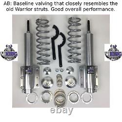2005-2014 Mustang Viking Double Adjustable Front Coilover Struts J424AB-400 USA