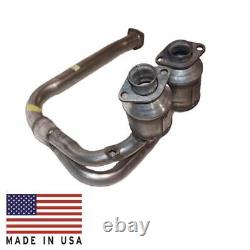 (2) Catalytic Converter Made in USA for Jeep Wrangler 4.0L Y Pipe 2001-2003