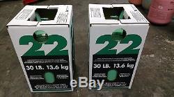 2-R22 30 lb. New factory sealed Virgin made in USA Same Day shipping
