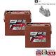 2x Trojan Reliant J185-AGM 12V 200Ah Deep Cycle Sealed AGM Battery Made in USA