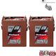 2x Trojan Reliant J305-AGM 6V 310Ah Deep Cycle Sealed AGM Battery Made in USA