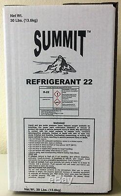 30 lbs R22 Refrigerant Freon New Factory Sealed Made in USA Same Day Shipping