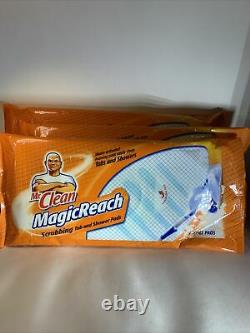 3X Mr Clean Magic Reach Scrubbing Tub And Shower Refill Pads Sealed USA Made New
