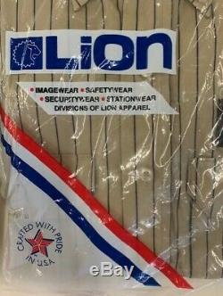 4 Vintage Lion made in USA Phillips 66 Shop Shirt 3 Sealed In Orginal Packaging