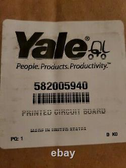 582005940 Yale Forklift PRINTED CIRCUIT BOARD OEM New Factory Sealed Made in USA