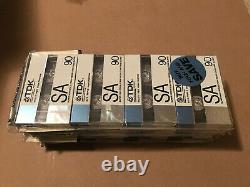 5X Pack OF 4 New Sealed TDK SA 90 Tapes Type II Made In Japan Assembled In USA