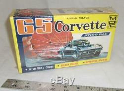 65 Corvette Sting Ray 1/25th scale MPC Model Kit Sealed Made In USA L@@K
