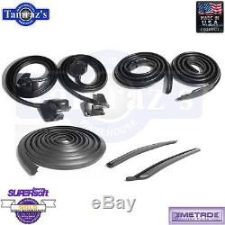 69-72 Buick Chevy Olds A Body Weatherstrip Seal Kit Hardtop 7 PCS Metro USA MADE