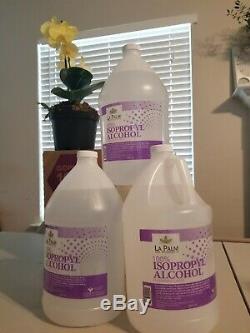 99% Isopropyl Alcohol Famous brand La PALM 04 gallons sealed USA Made