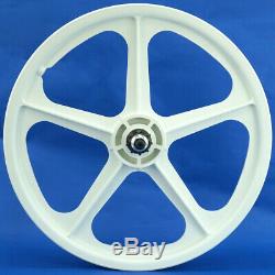 9 Tooth Cassette Skyway 20 TUFF WHEELS II BMX sealed Mags WHITE Made in USA