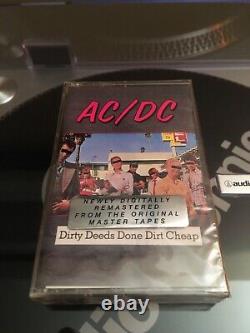 Ac/dc Dirty Deeds Done Dirt Cheap Cassette Tape USA Made Sealed
