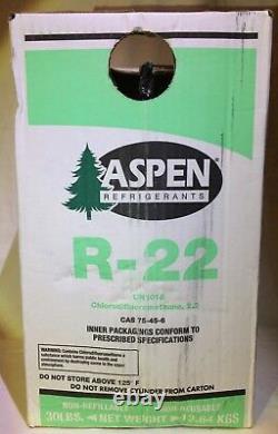 Aspen 22 Refrigerant R-22 30lb R22 SEALED VIRGIN CYLINDER TANK JUG MADE IN USA