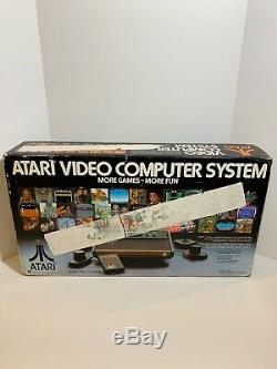 Atari 2600 VCS System Rare 1980 Promo Use Only, Made In USA Factory Sealed