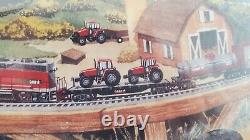 Athearn Case IH Train Set Ho Scale New In Box 2001 Sealed with tractors USA made