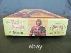 Aurora 1963 Red Knight Of Vienna Mint In Sealed Box (mib) Made In USA