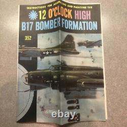 Aurora 1965 12 O'Clock High B17 Bomber Formation KIT # 352-198 MADE IN USA Bags