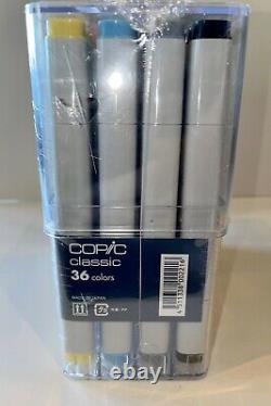 Authentic Too Copic Classic 36 Marker Set NewithSealed Set Made In Japan USA Ship
