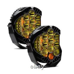 Baja Designs (2) LP9 Pro Amber Driving/Combo 5000K LED Light Pods 11,025 Lumens