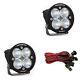 Baja Designs Squadron Round Sport Clear Spot Beam LED Lights With Wiring Harness