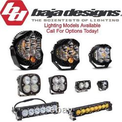 Baja Designs Squadron Sport Clear Driving/Combo LED Auxiliary Light Pod Pair