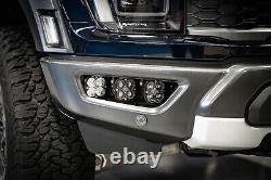 Baja Designs Triple Squadron Sport Combo/Spot Fog Lights For 21+ Ford Raptor