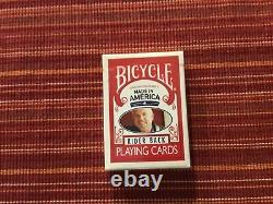 Bicycle Made in America John Ratzenberger Cards, New, Sealed. Made by USPC, OH