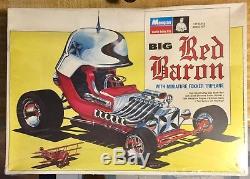 Big Red Baron 1968 Factory Sealed 1/12 Scale Tom Daniel Monogram Made in USA