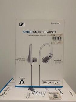 Brand New, Sealed, Sennheiser Ambeo Smart Headset. Binaural Audio. Made in USA