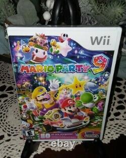 Brand new Mario Party 9 Wii 100% Authentic made in USA Sealed