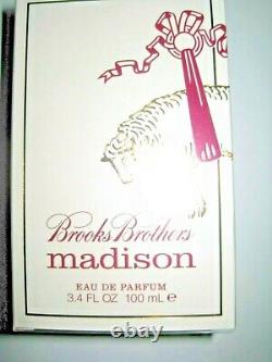 Brooks Brothers Madison Eau de Parfum 3.4 oz. Sealed in Box USA MADE