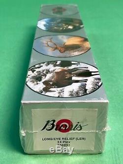 Burris Long Eye Relief 3x Plex Pistol Scope NOS Made In USA Unopened Sealed Box