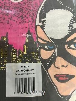CATWOMAN PARTY PAK FOR 8 MADE IN USA Tablecloth + More SEALED COLLECTIBLE RARE