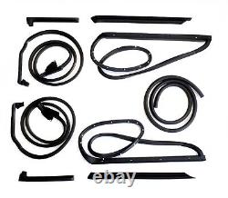 Chevrolet Corvette C3 Coupe 1977L Weatherstrip Seal Kit, 9pcs, Made in USA