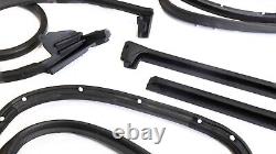 Chevrolet Corvette C3 Coupe 1977L Weatherstrip Seal Kit, 9pcs, Made in USA