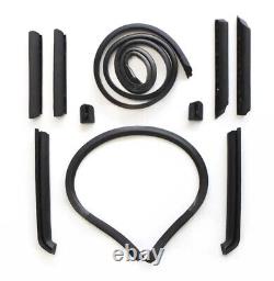 Chevrolet Corvette C3 Soft Top (1968-75) Weatherstrip Seal Kit 10pcs Made in USA