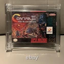 Contra III The Alien Wars (Made In Japan) Super Nintendo SNES Wata 8.0 A Sealed