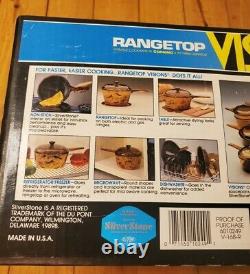 Corning Visions Rangetop Cookware Amber 5 Piece Set Vintage Sealed Made in USA
